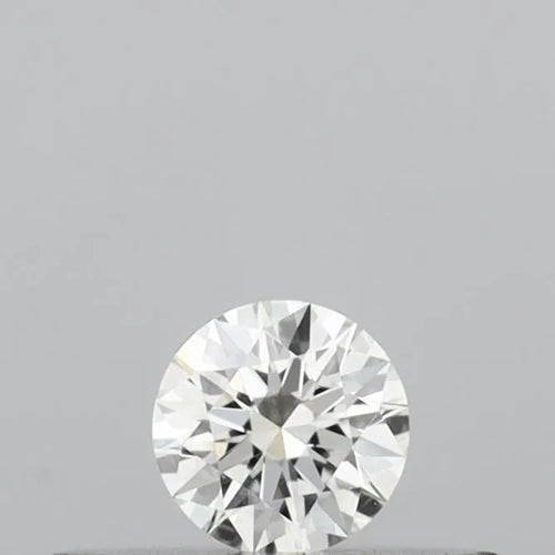 0.13ct Round Natural Diamond (Colour H, Clarity VVS2, Cut EX, IGI Certified)