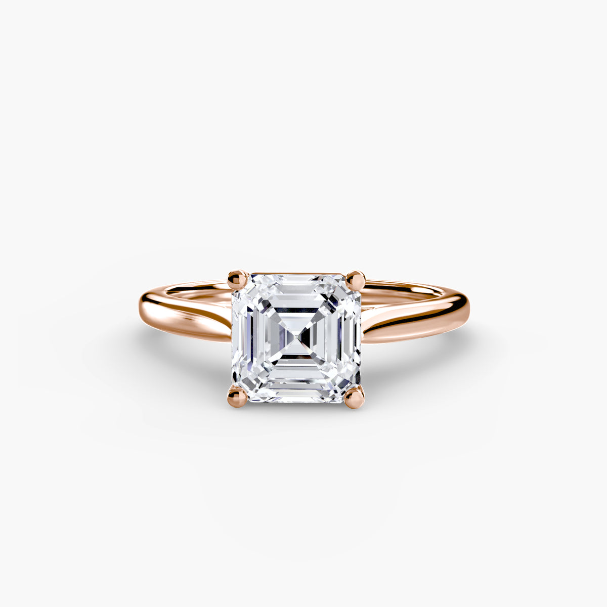 Solitaire ring 1 – Ringfassung / Ring setting