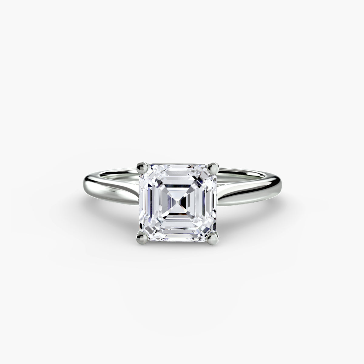 Solitaire ring 1 – Ringfassung / Ring setting
