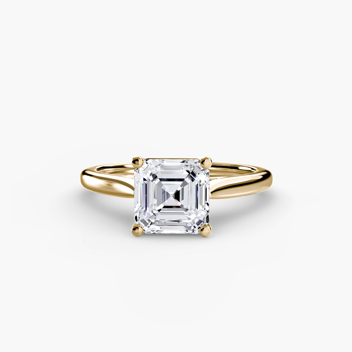 Solitaire ring 1 – Ringfassung / Ring setting