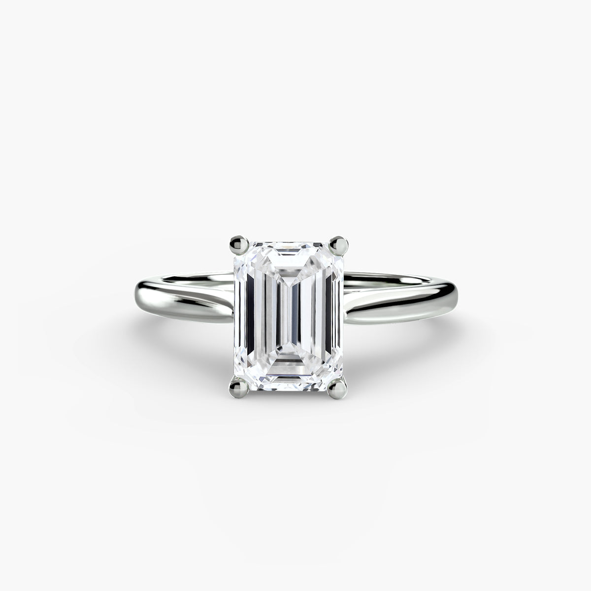 Solitaire ring 1 – Ringfassung / Ring setting