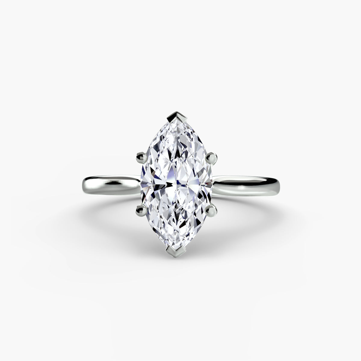 Solitaire ring 1 – Ringfassung / Ring setting