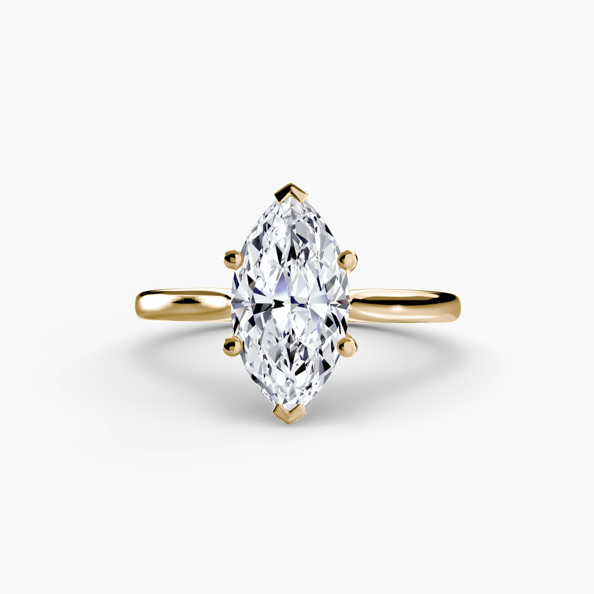 Solitaire ring 1 – Ringfassung / Ring setting