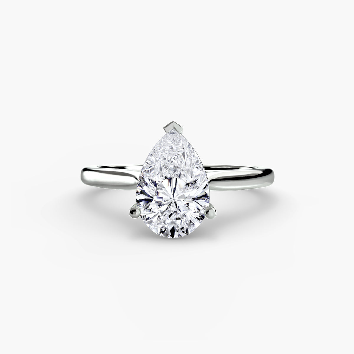 Solitaire ring 1 – Ringfassung / Ring setting