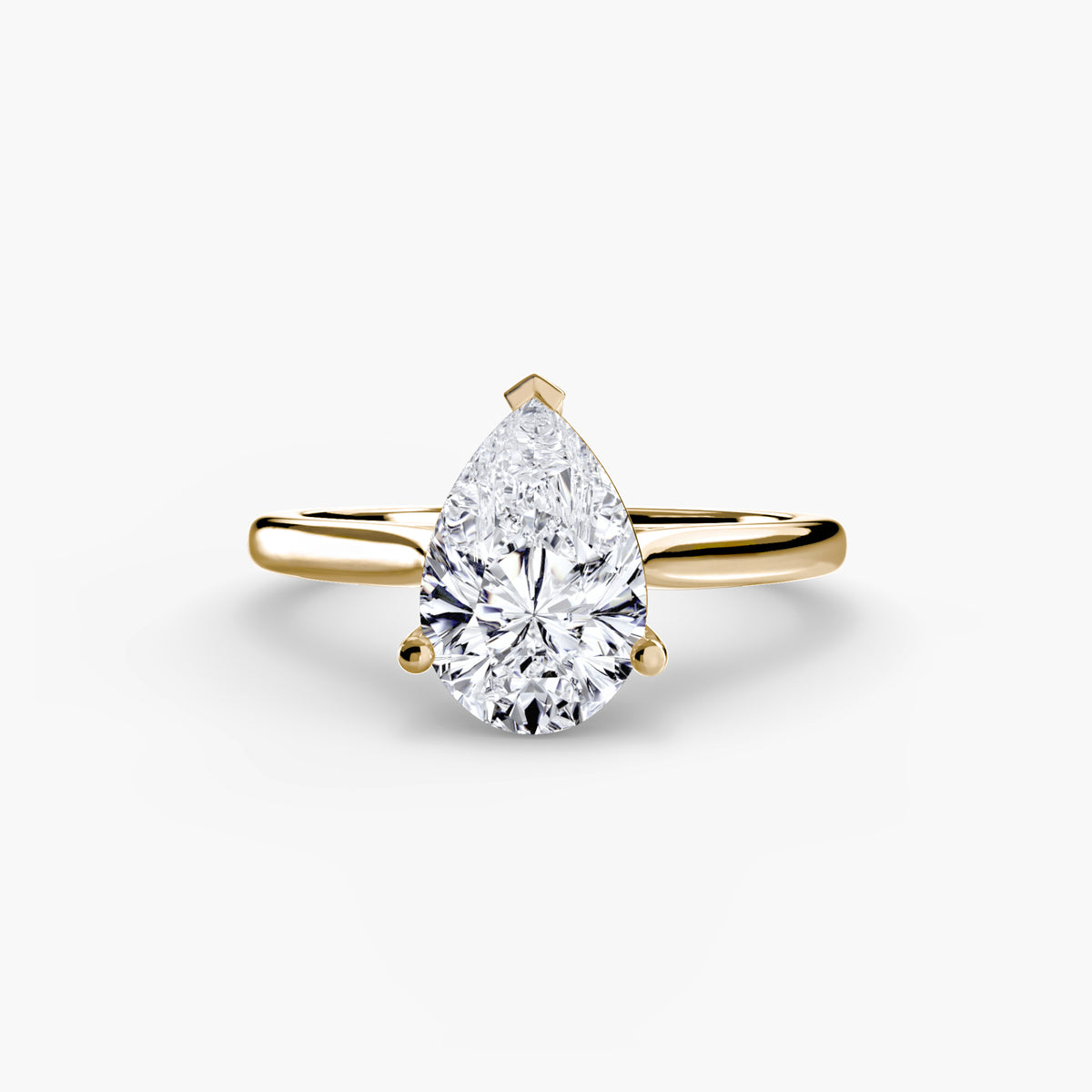 Solitaire ring 1 – Ringfassung / Ring setting