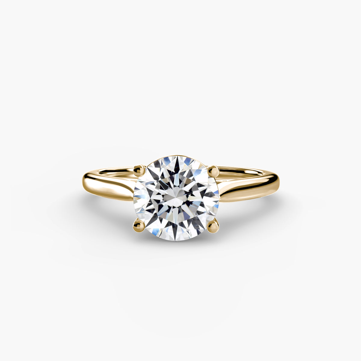 Solitaire ring 1 – Ringfassung / Ring setting