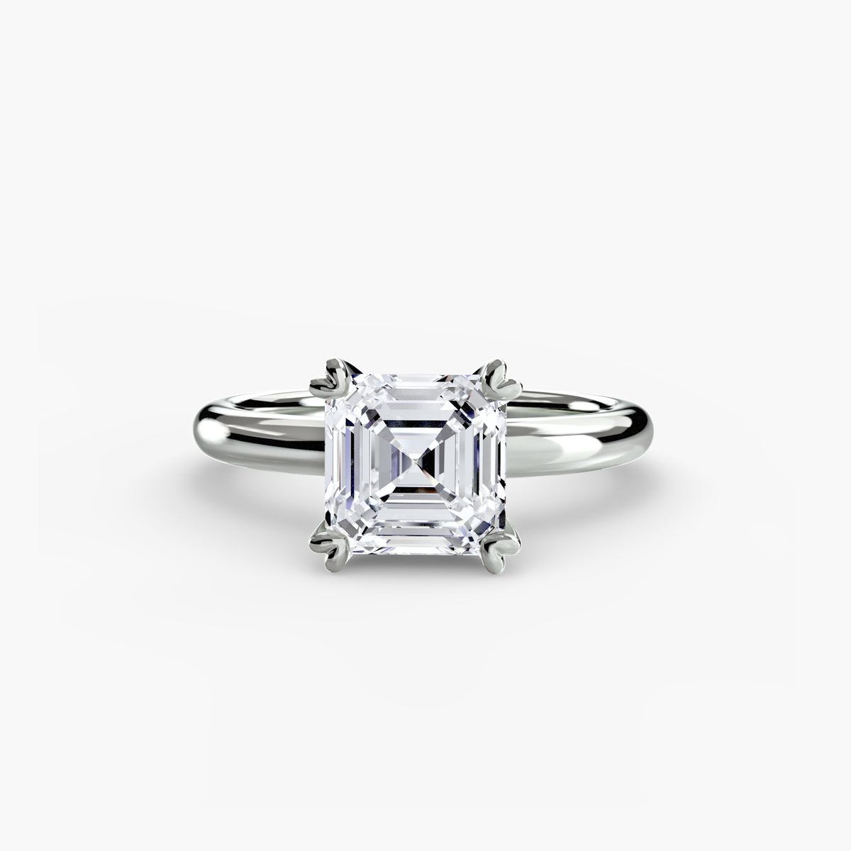 Solitaire ring 2 – Ringfassung / Ring setting