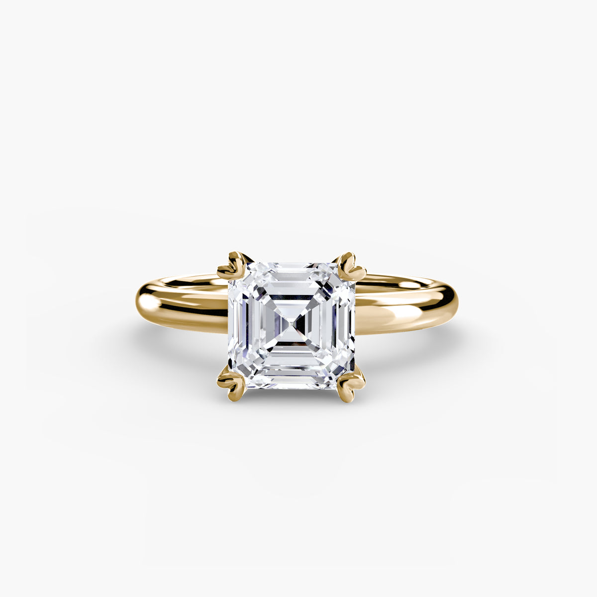 Solitaire ring 2 – Ringfassung / Ring setting