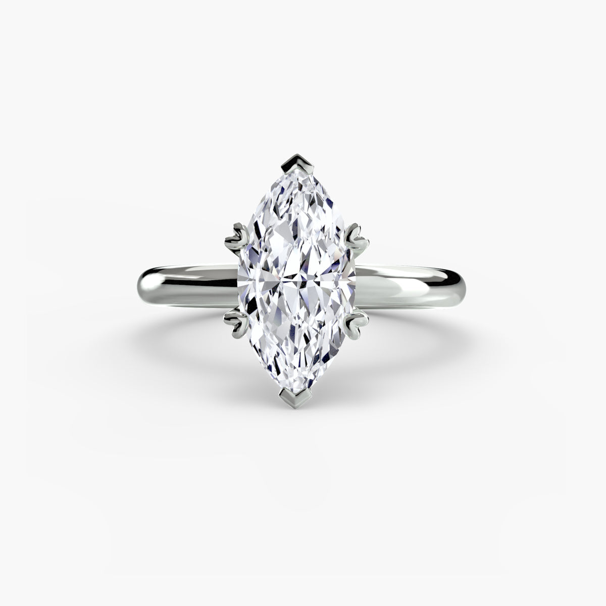 Solitaire ring 2 – Ringfassung / Ring setting