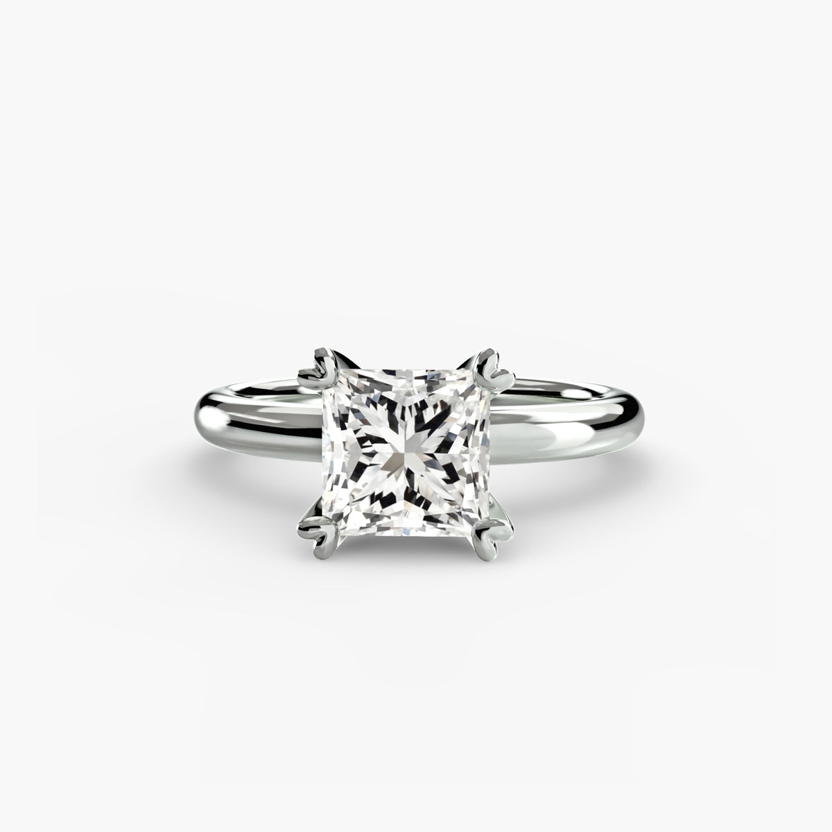 Solitaire ring 2 – Ringfassung / Ring setting