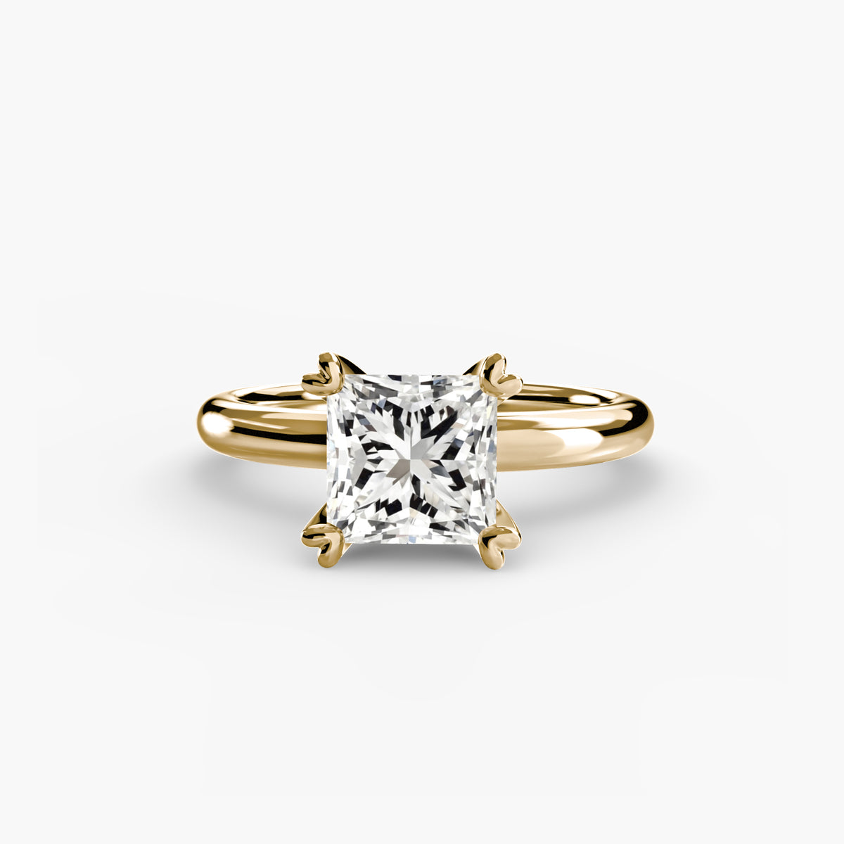 Solitaire ring 2 – Ringfassung / Ring setting
