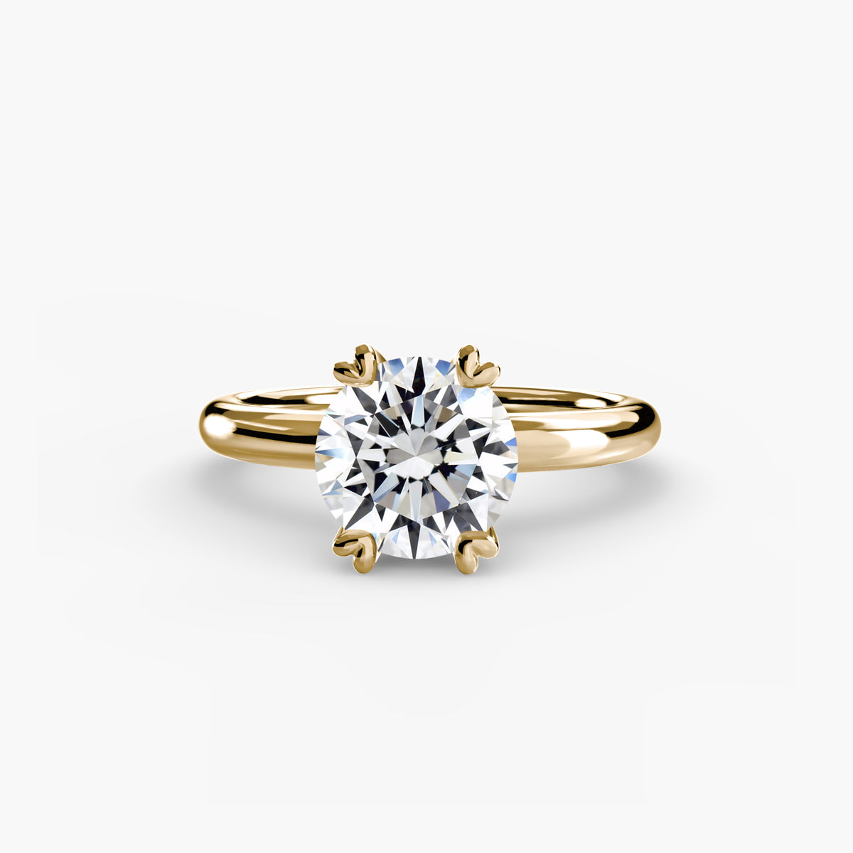 Solitaire ring 2 – Ringfassung / Ring setting