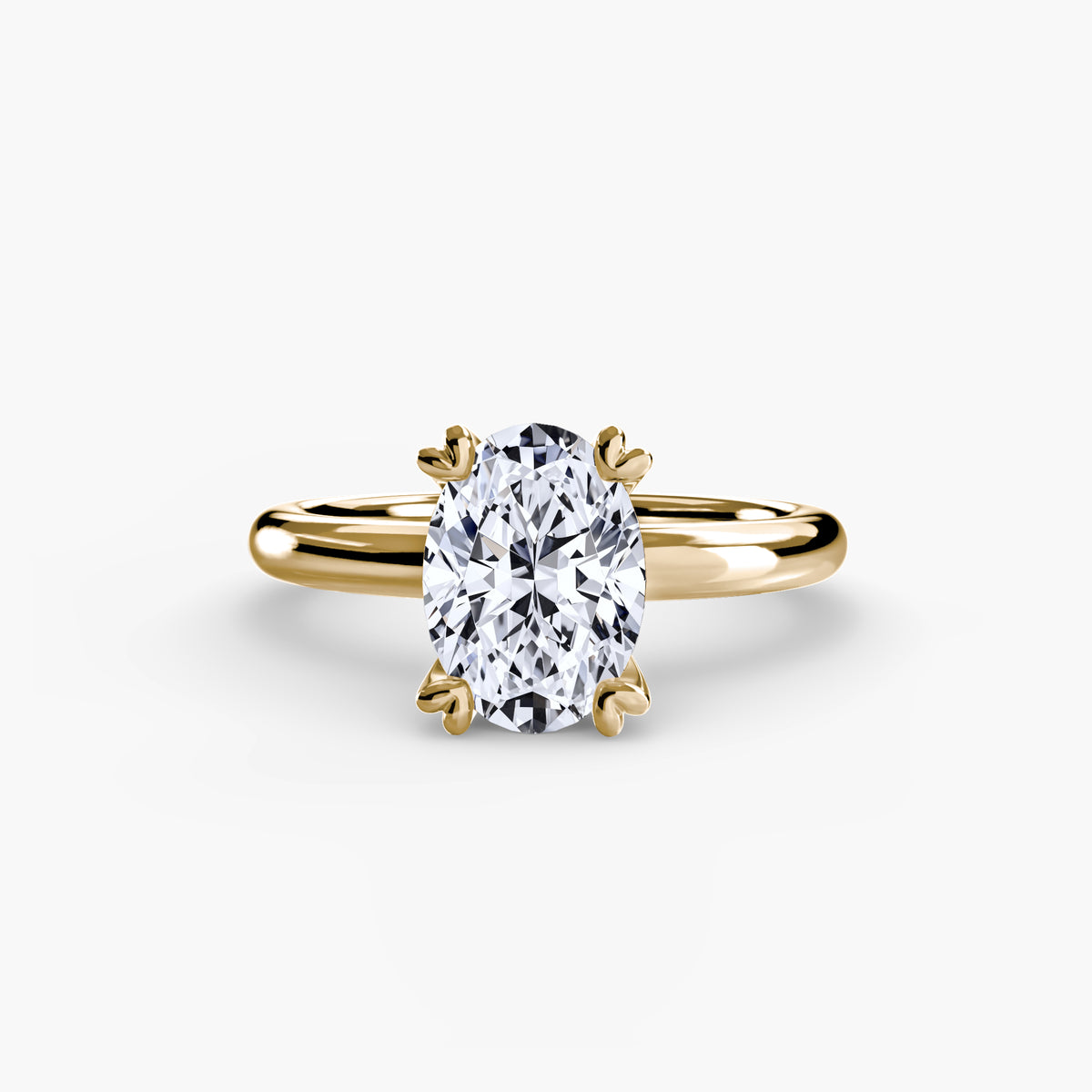 Solitaire ring 2 – Ringfassung / Ring setting