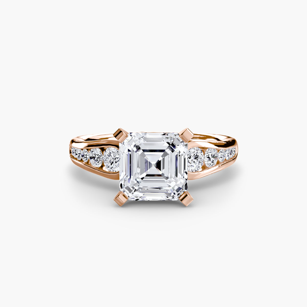 Solitaire with Pavé 2 – Ringfassung / Ring setting
