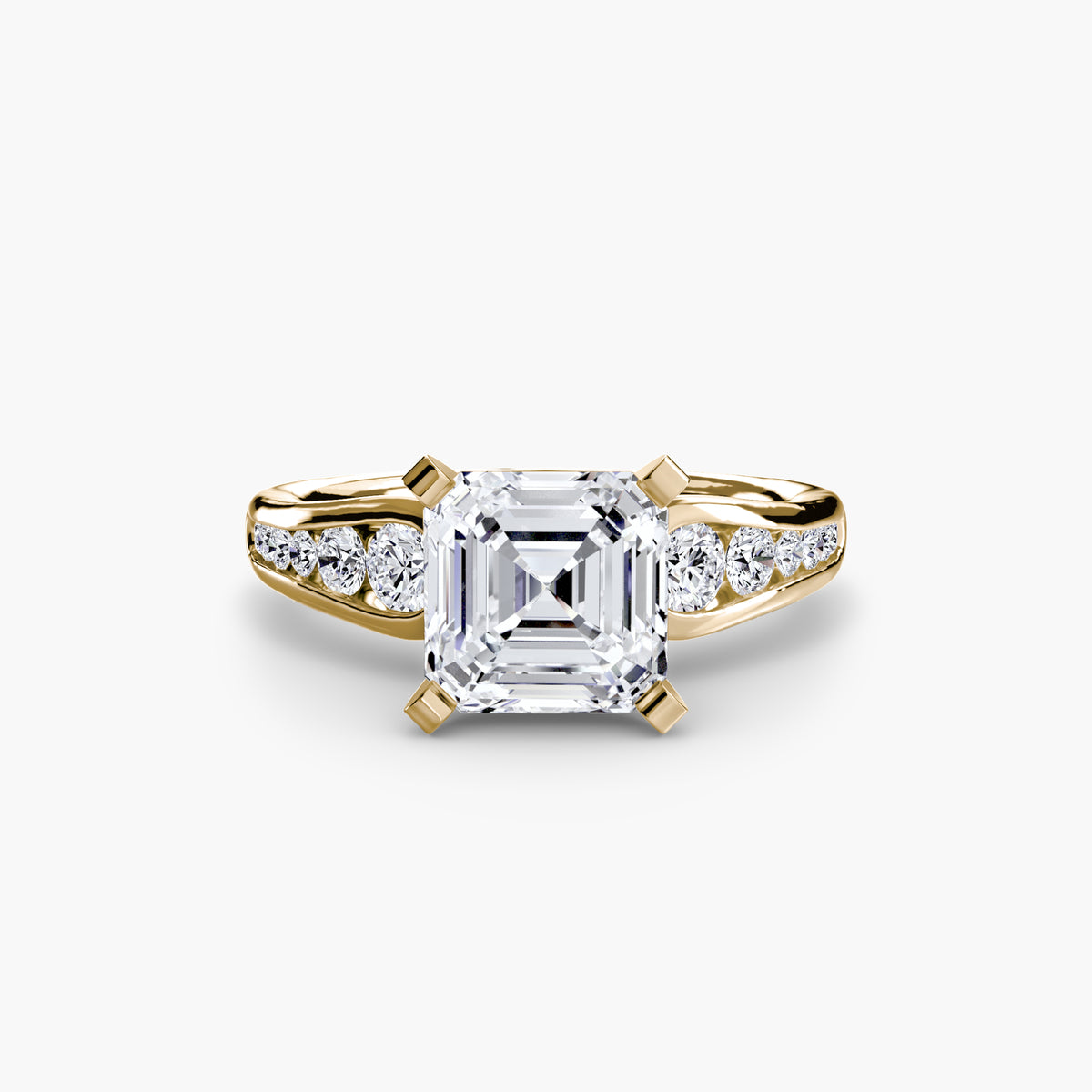 Solitaire with Pavé 2 – Ringfassung / Ring setting