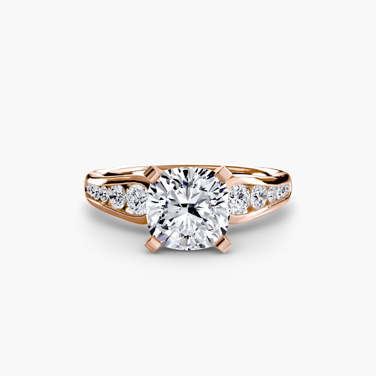 Solitaire with Pavé 2 – Ringfassung / Ring setting