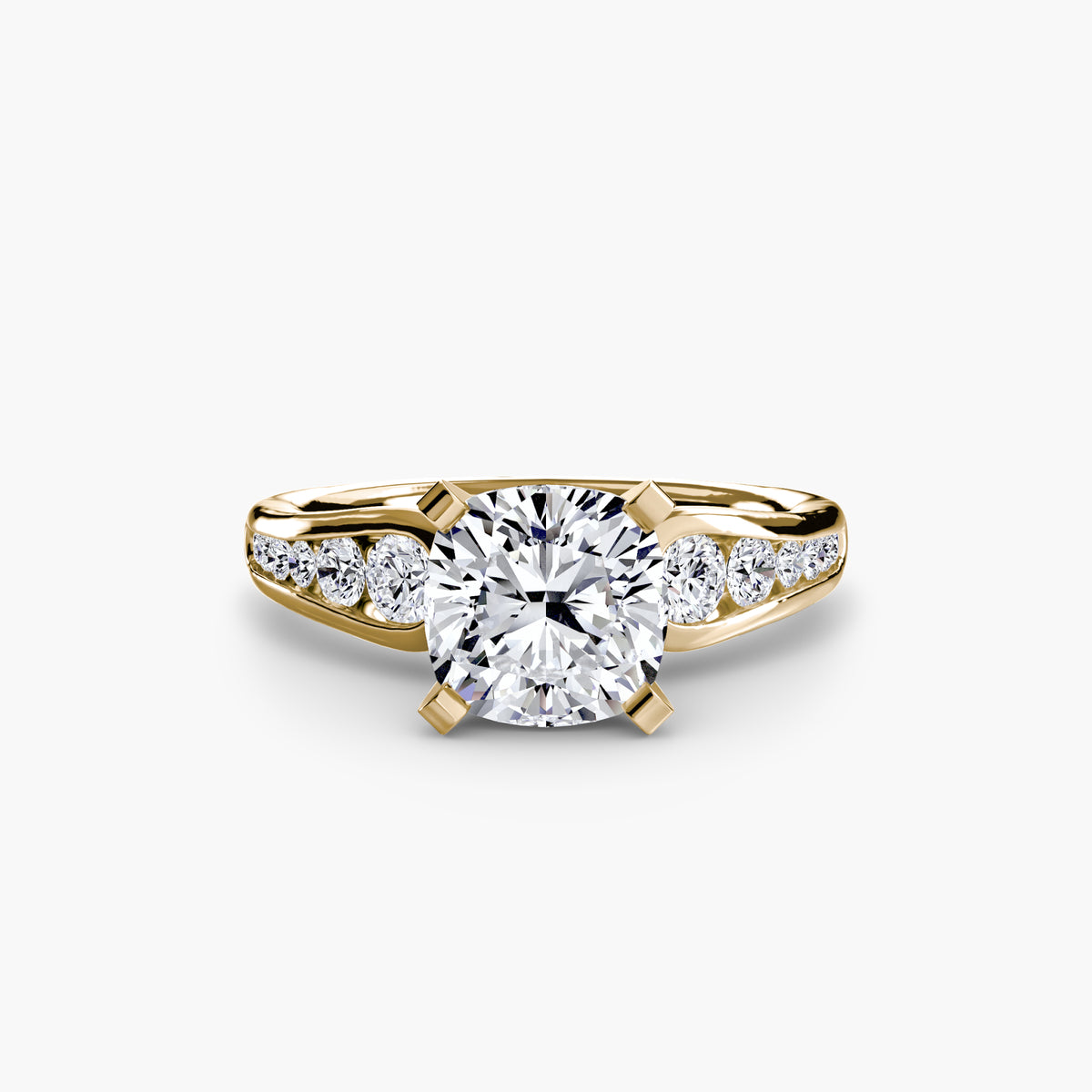 Solitaire with Pavé 2 – Ringfassung / Ring setting