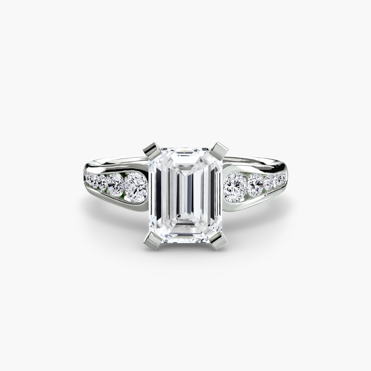 Solitaire with Pavé 2 – Ringfassung / Ring setting
