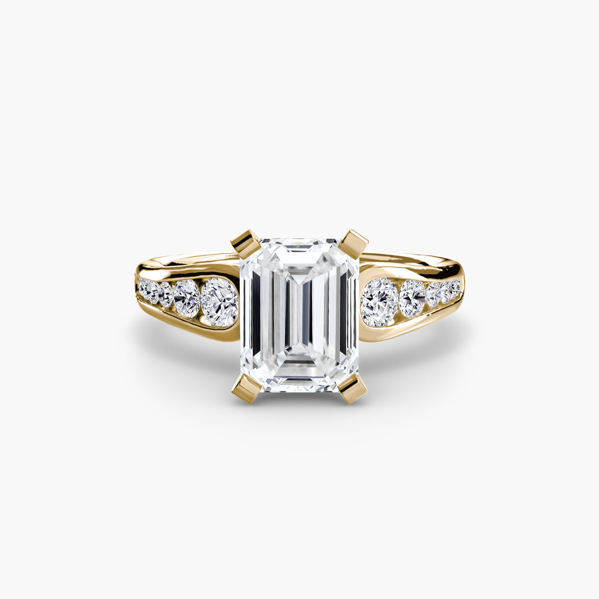 Solitaire with Pavé 2 – Ringfassung / Ring setting