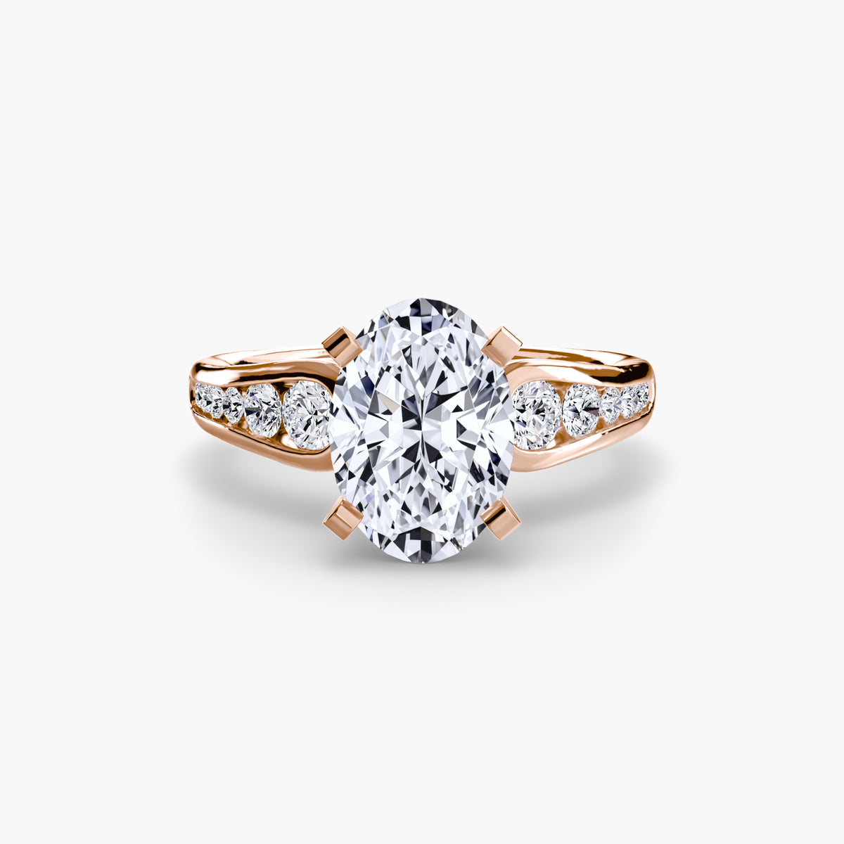 Solitaire with Pavé 2 – Ringfassung / Ring setting