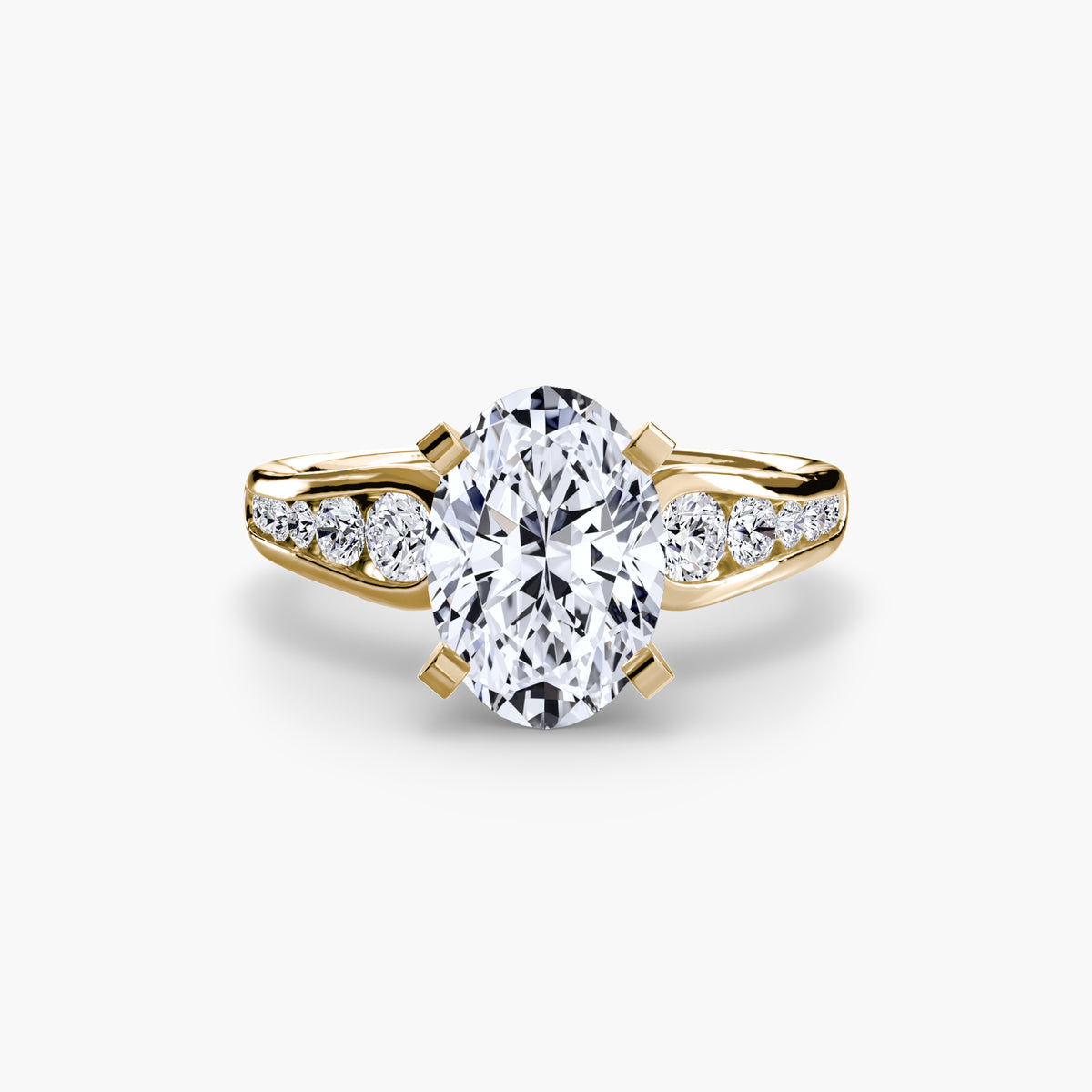 Solitaire with Pavé 2 – Ringfassung / Ring setting