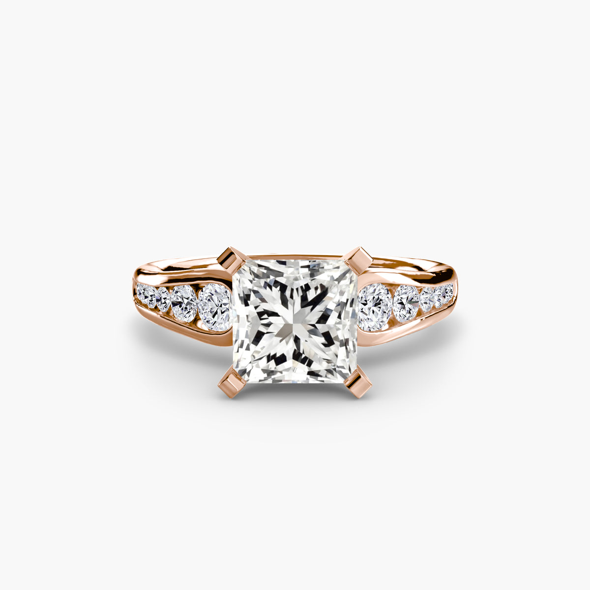 Solitaire with Pavé 2 – Ringfassung / Ring setting