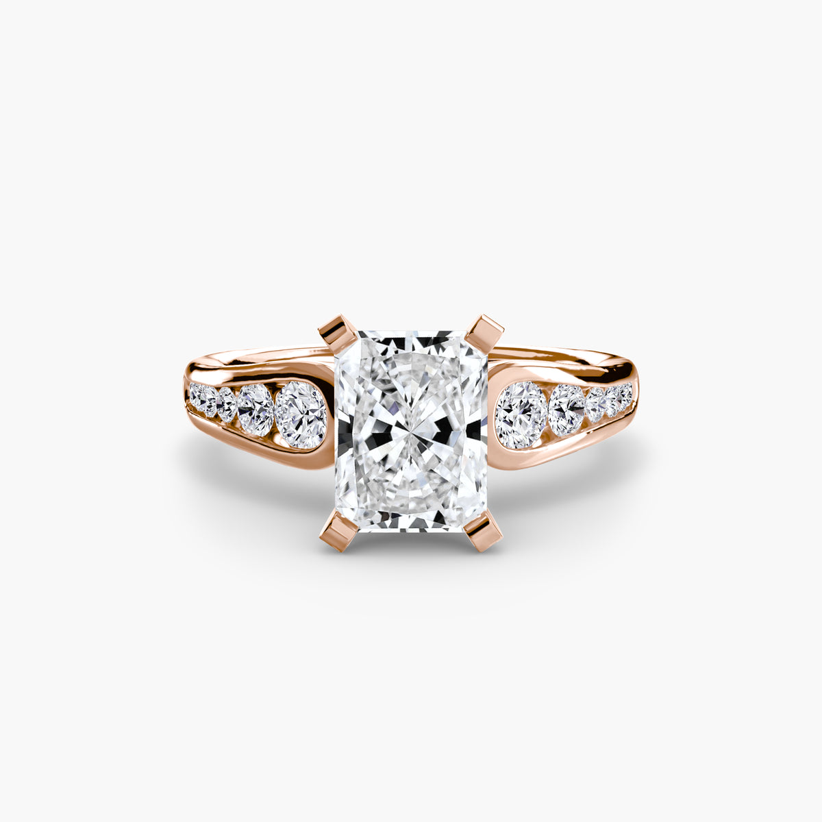 Solitaire with Pavé 2 – Ringfassung / Ring setting