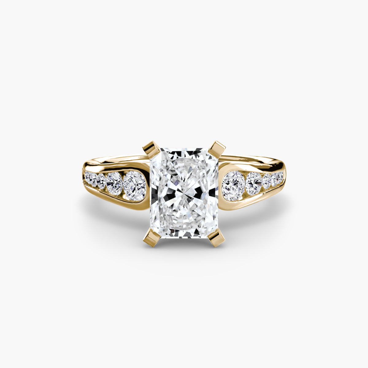 Solitaire with Pavé 2 – Ringfassung / Ring setting