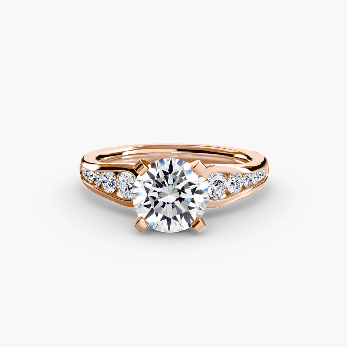 Solitaire with Pavé 2 – Ringfassung / Ring setting