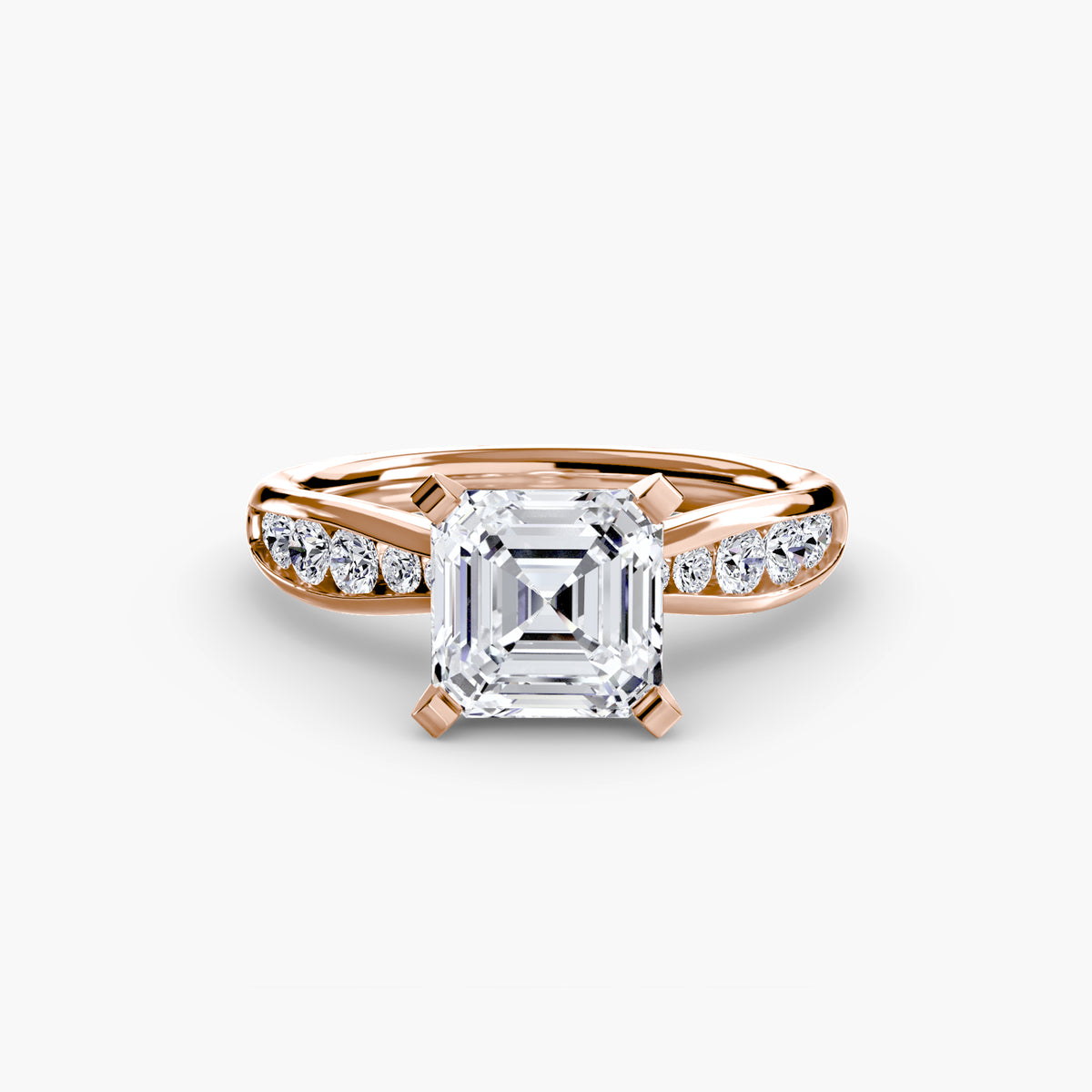 Solitaire with Pavé 3 – Ringfassung / Ring setting