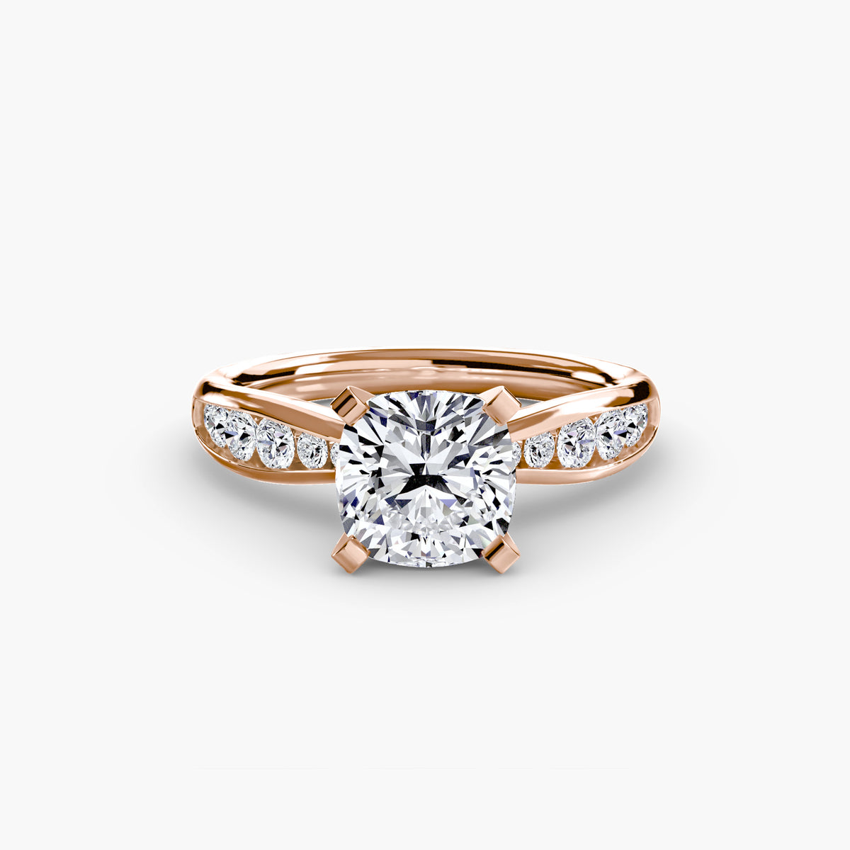 Solitaire with Pavé 3 – Ringfassung / Ring setting