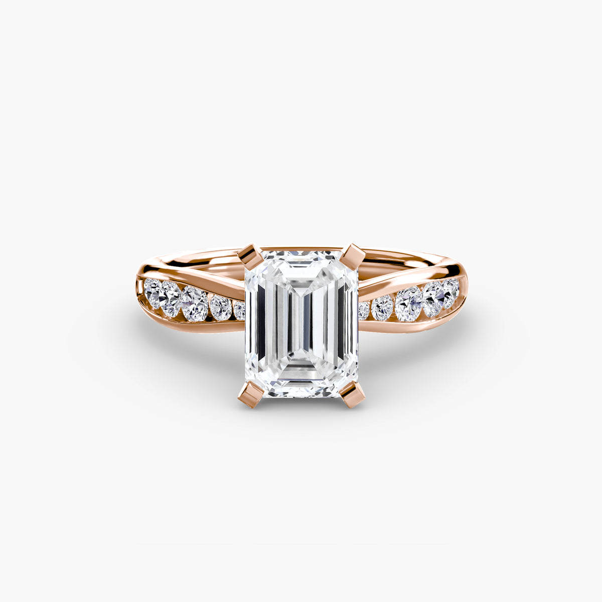 Solitaire with Pavé 3 – Ringfassung / Ring setting