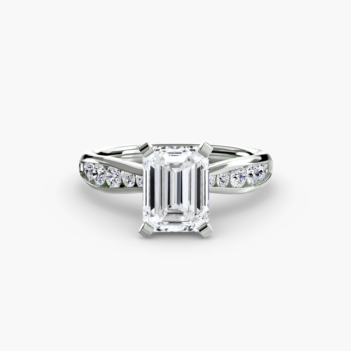 Solitaire with Pavé 3 – Ringfassung / Ring setting