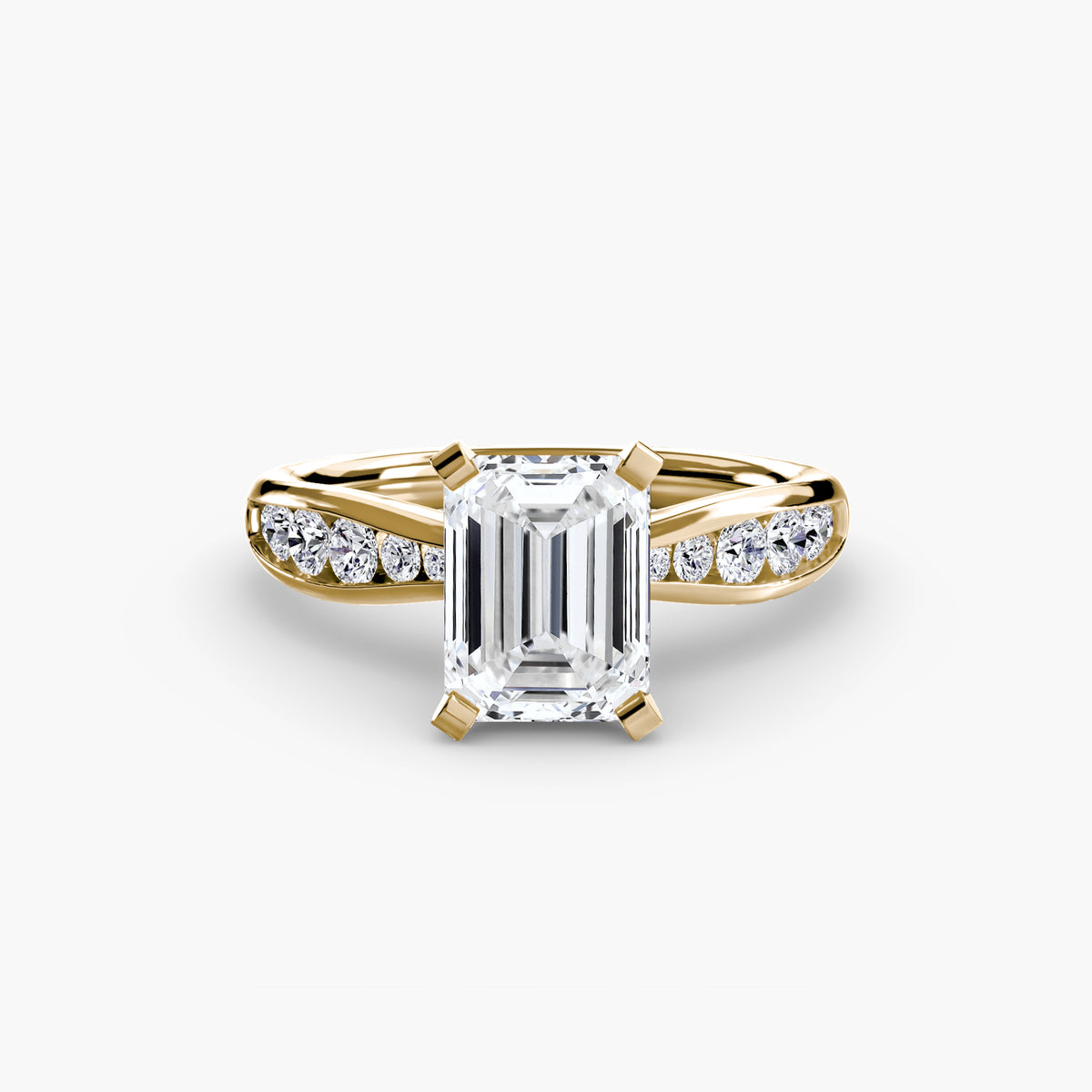 Solitaire with Pavé 3 – Ringfassung / Ring setting
