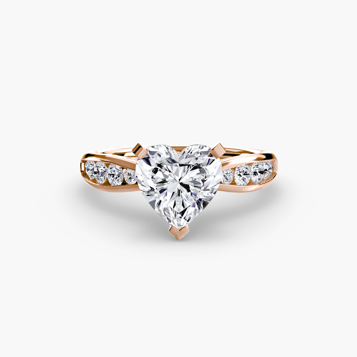 Solitaire with Pavé 3 – Ringfassung / Ring setting