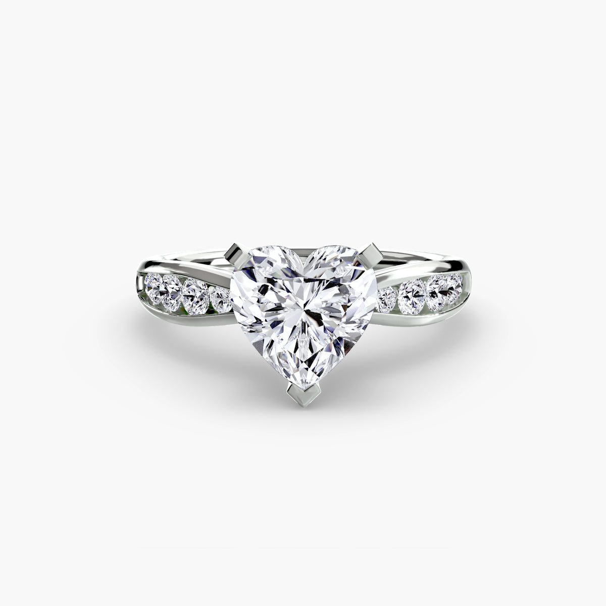 Solitaire with Pavé 3 – Ringfassung / Ring setting
