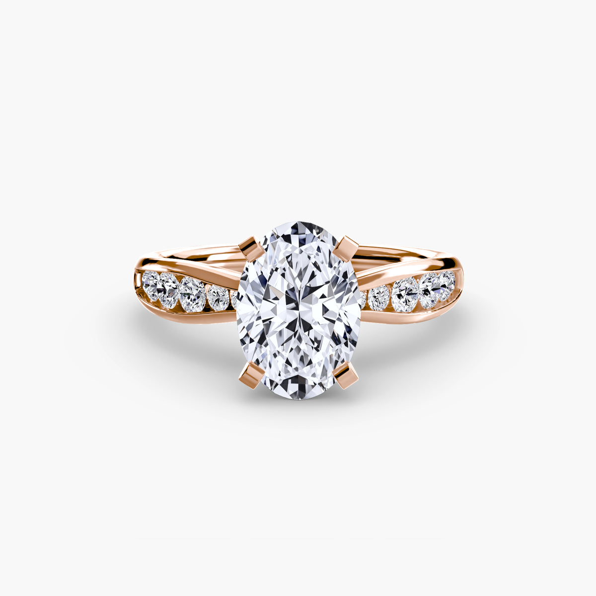 Solitaire with Pavé 3 – Ringfassung / Ring setting
