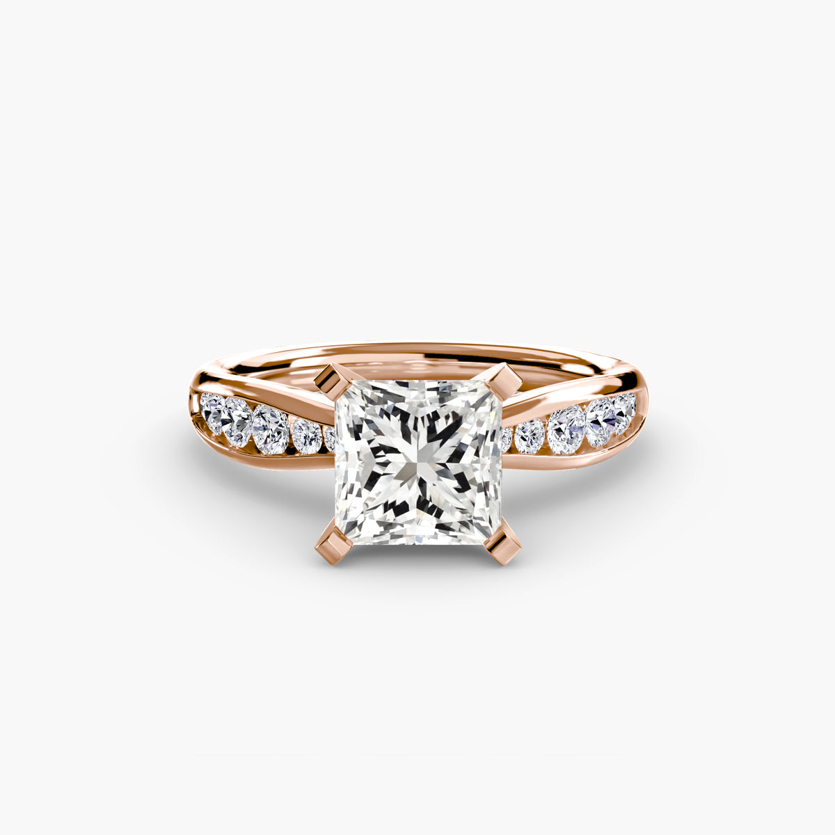 Solitaire with Pavé 3 – Ringfassung / Ring setting