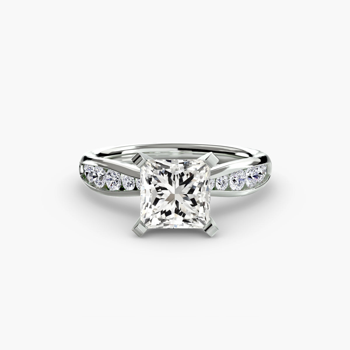 Solitaire with Pavé 3 – Ringfassung / Ring setting