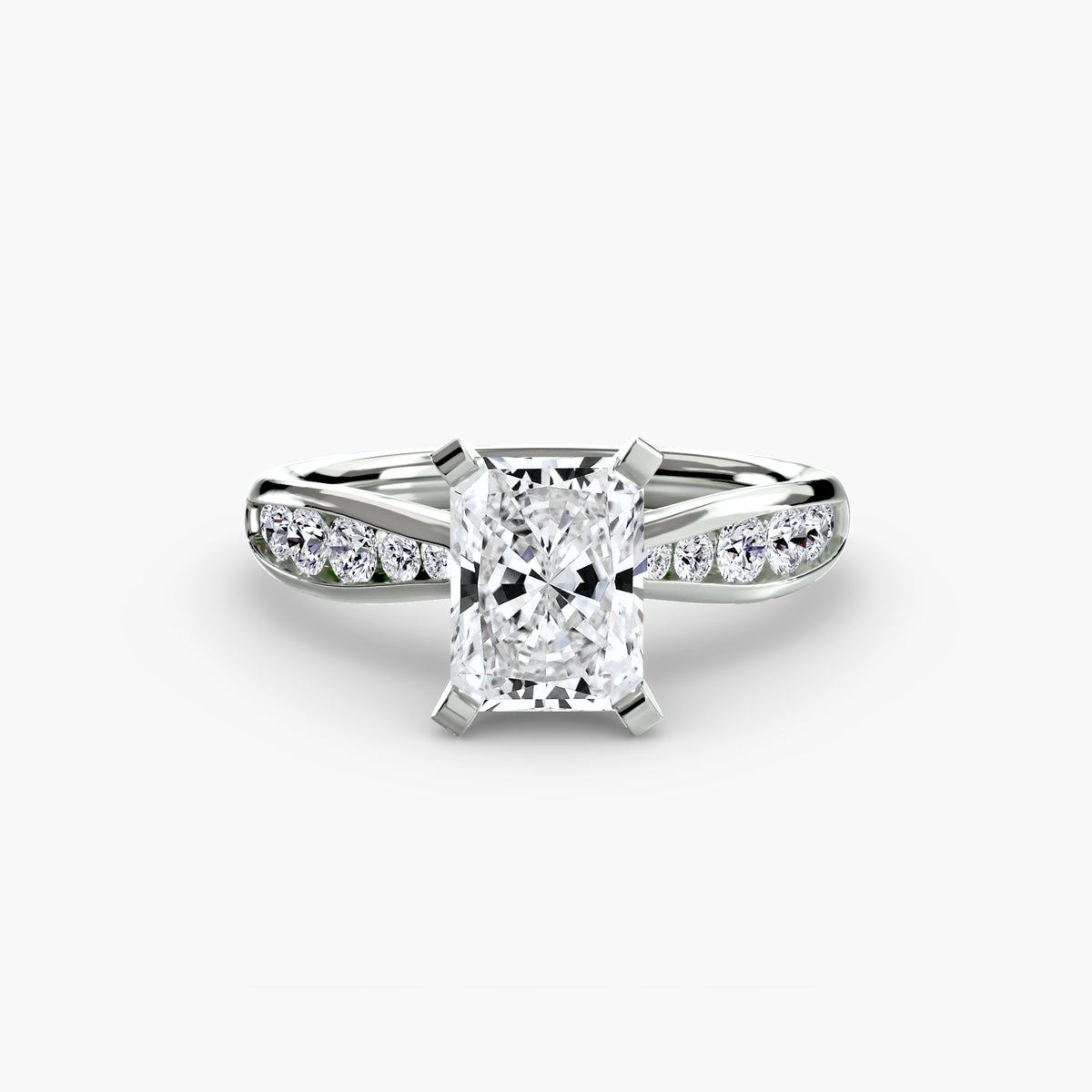 Solitaire with Pavé 3 – Ringfassung / Ring setting