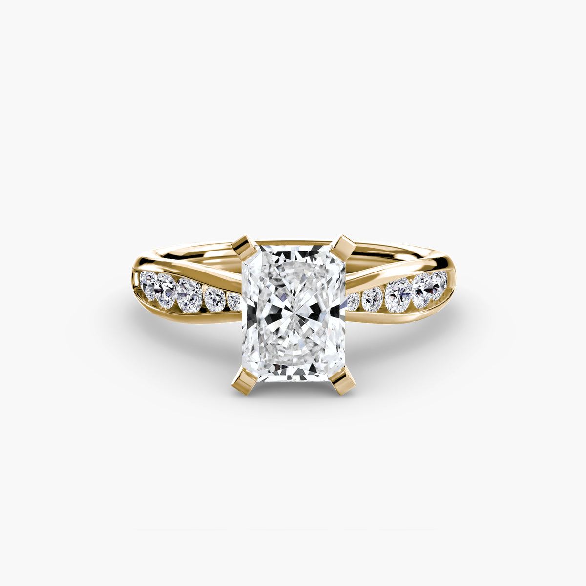 Solitaire with Pavé 3 – Ringfassung / Ring setting