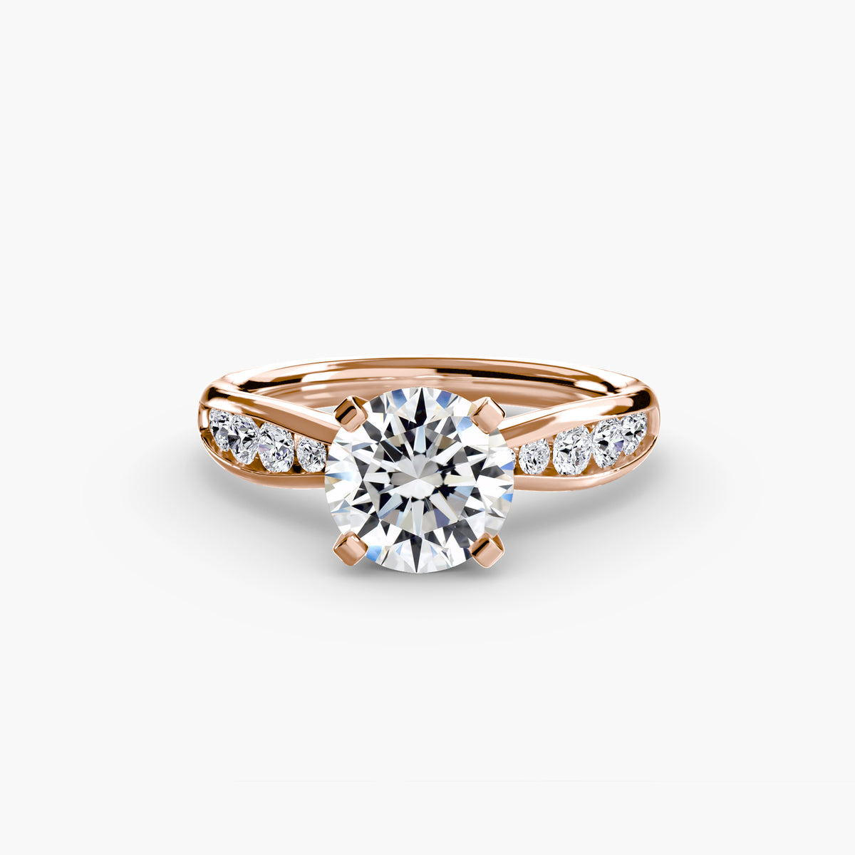Solitaire with Pavé 3 – Ringfassung / Ring setting