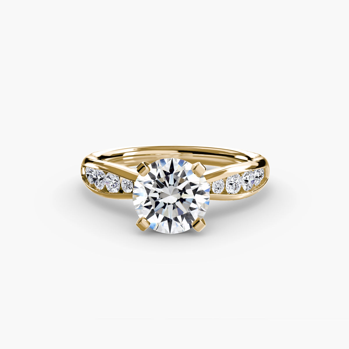 Solitaire with Pavé 3 – Ringfassung / Ring setting