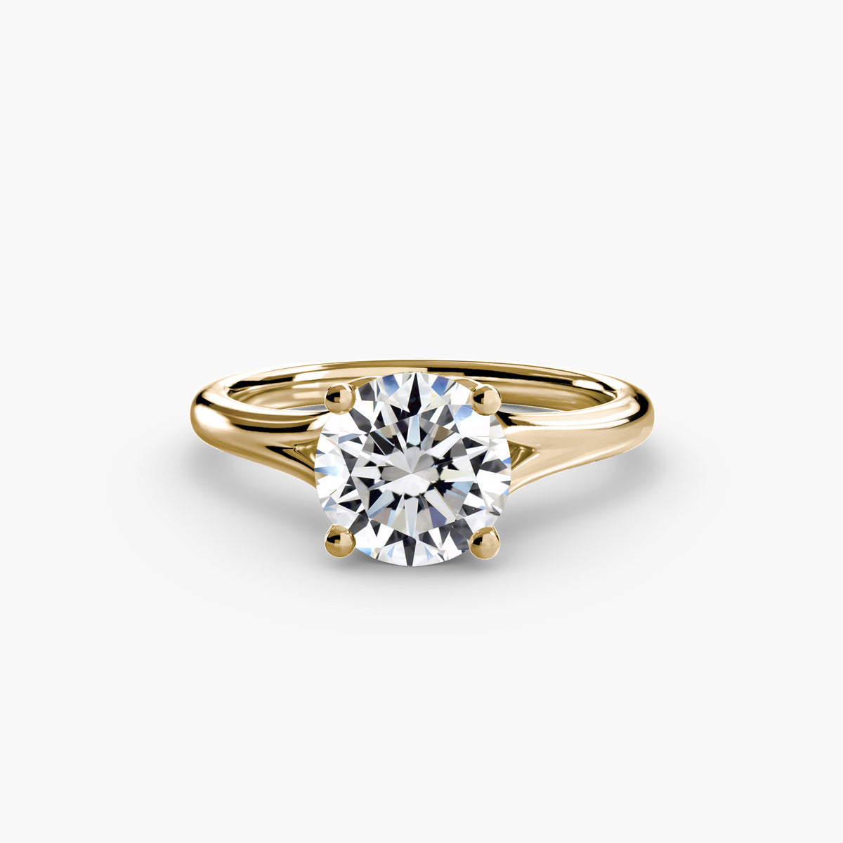 Solitaire ring 4 – Ringfassung / Ring setting
