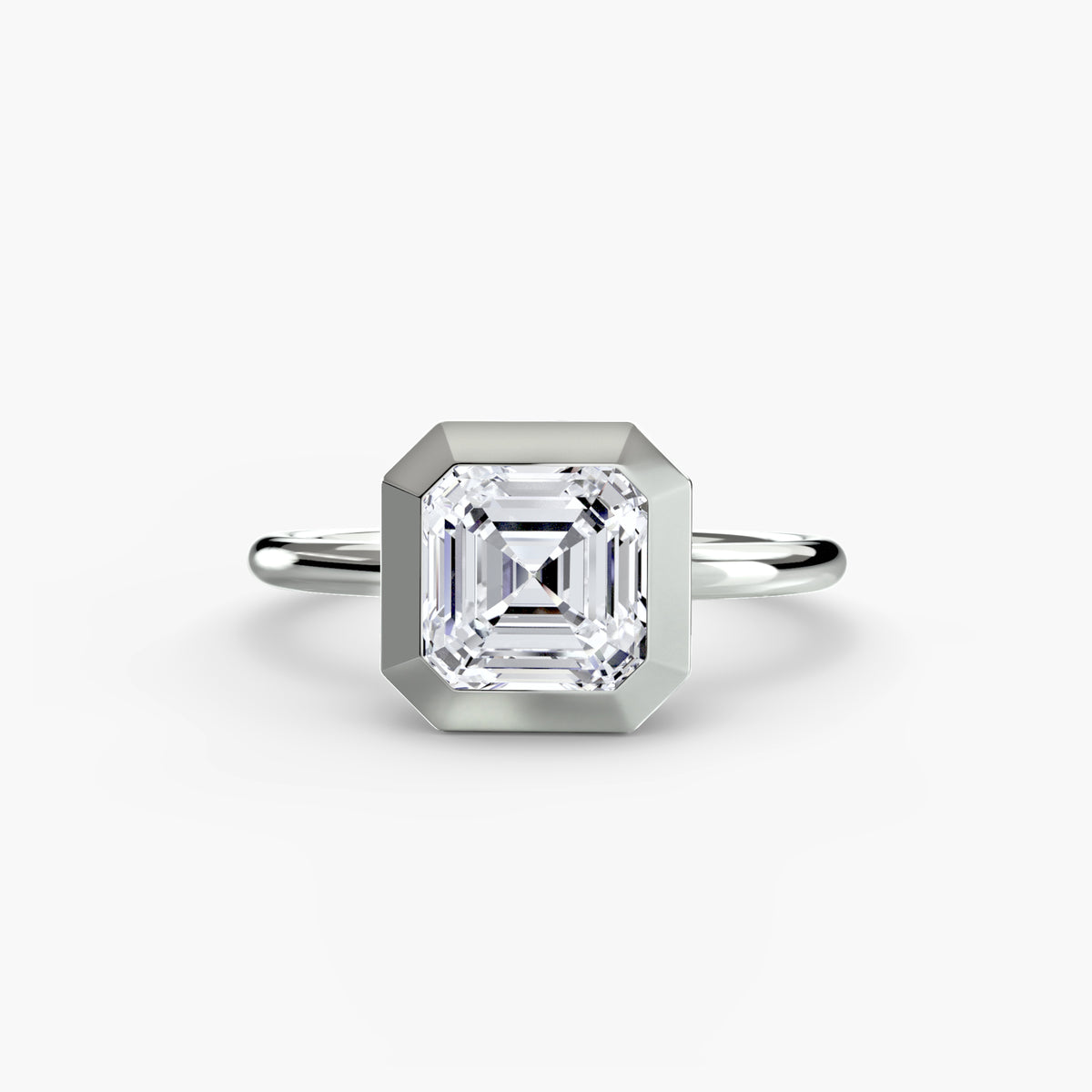 The Bezel Set Solitaire – Ringfassung / Ring setting