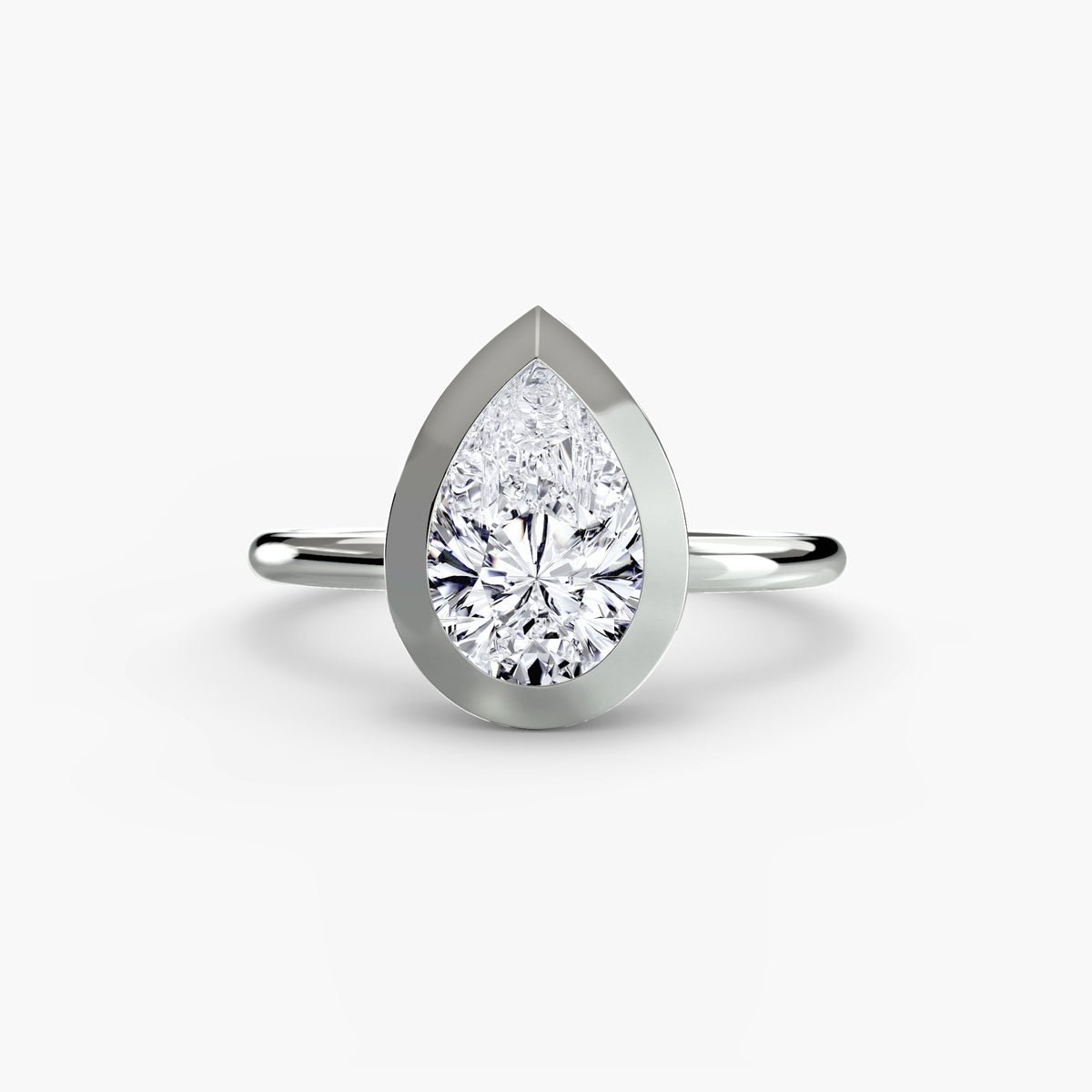 The Bezel Set Solitaire – Ringfassung / Ring setting