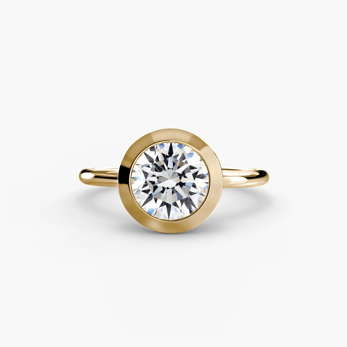 The Bezel Set Solitaire – Ringfassung / Ring setting