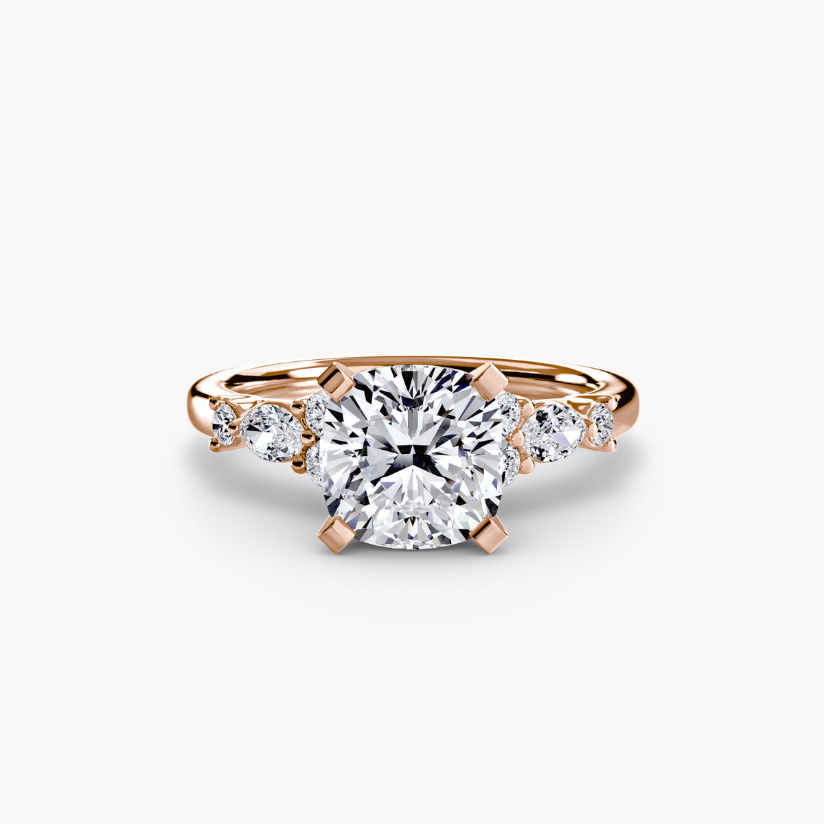 The Floral Accent Solitaire – Ringfassung / Ring setting