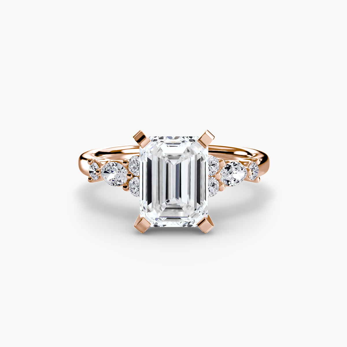 The Floral Accent Solitaire – Ringfassung / Ring setting
