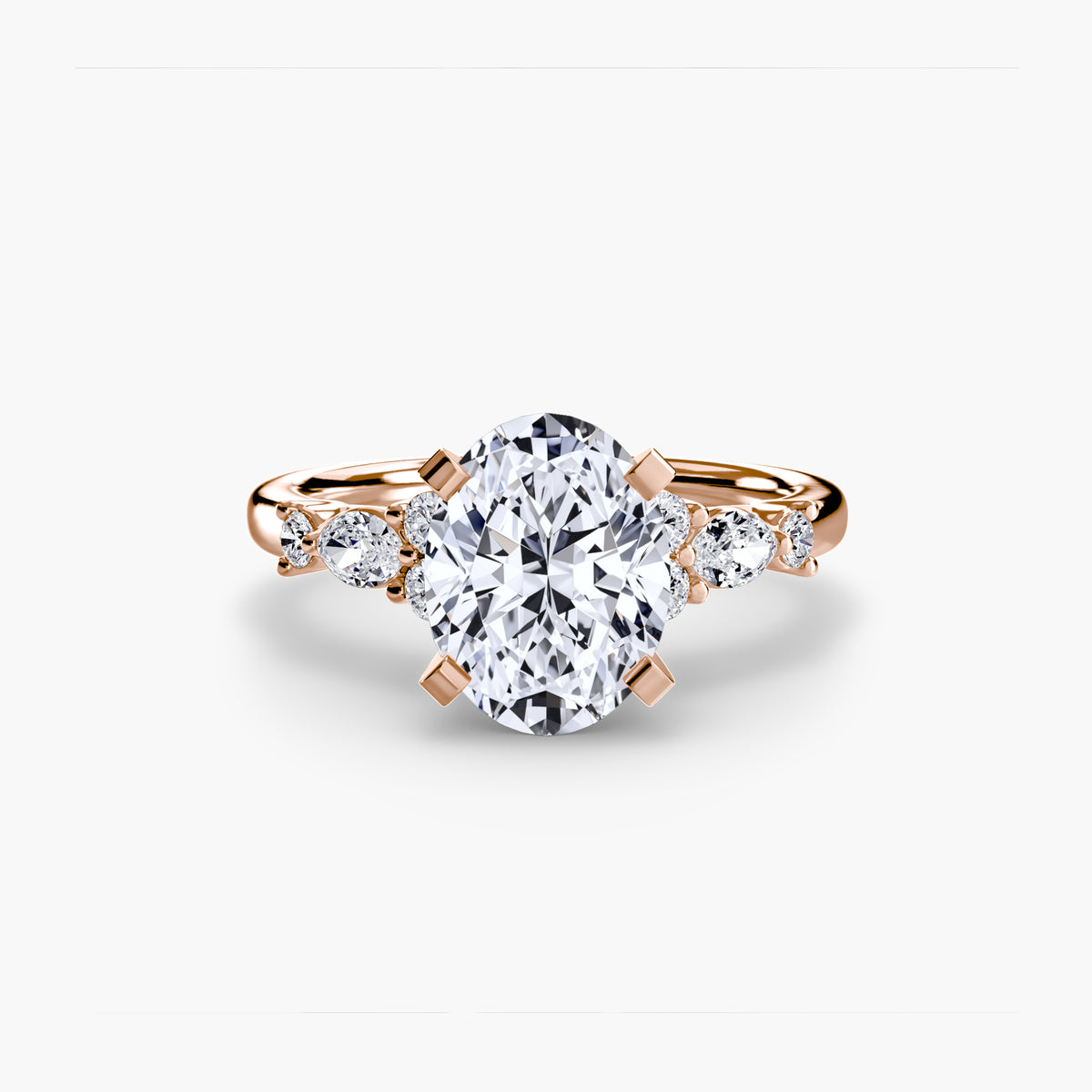 The Floral Accent Solitaire – Ringfassung / Ring setting
